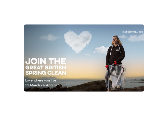 Join the Great British Spring Clean 2025