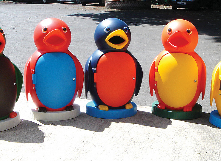 Name the birdy litter bin competition winner revealed – say hello to Chomp!