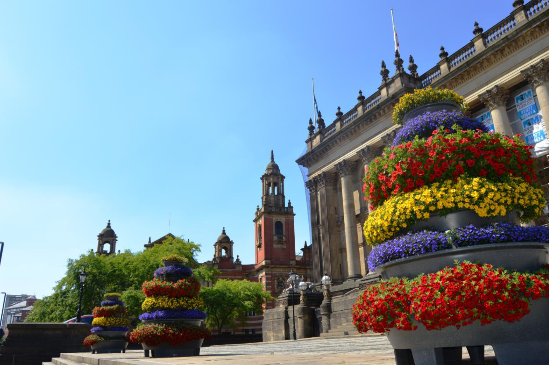Leeds looking lovely with Amberol’s self-watering planters