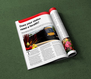 Amberol’s work with train stations highlighted in Rail Professional magazine