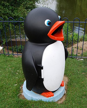 Percy Penguin - our bird shaped educational bin