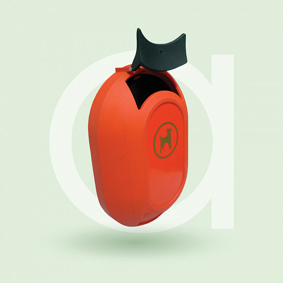 Dog waste bin - POO-1PDog Waste Bin