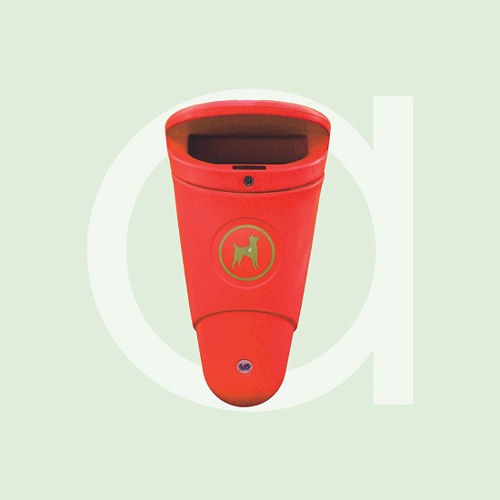 Dog waste bin - POO-0PDog Waste Bin