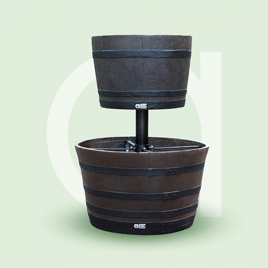 Two-tier Barrel PlanterTwo-tier Barrel Planter