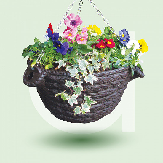 Wicker hanging basketWicker Hanging Basket